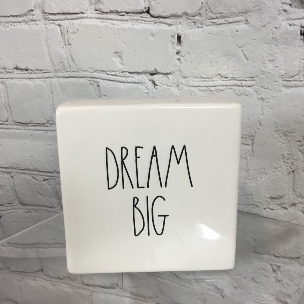 🚨FLASH SALE🚨Rae Dunn “DREAM BIG” Desk Paperweight